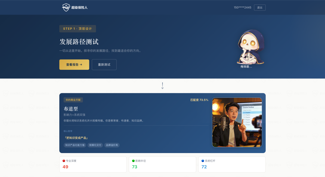 超级保险人-产品矩阵